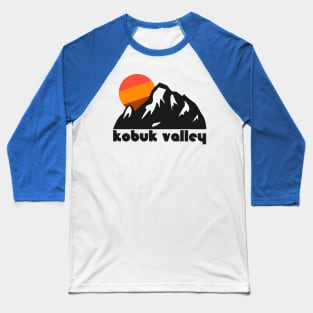 Retro Kobuk Valley ))(( Tourist Souvenir National Park Design Baseball T-Shirt